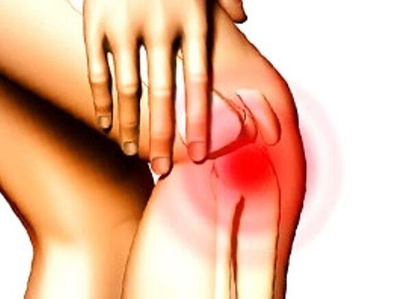 Stechender Schmerz im Knie, verursacht durch eine Meniskusverletzung.